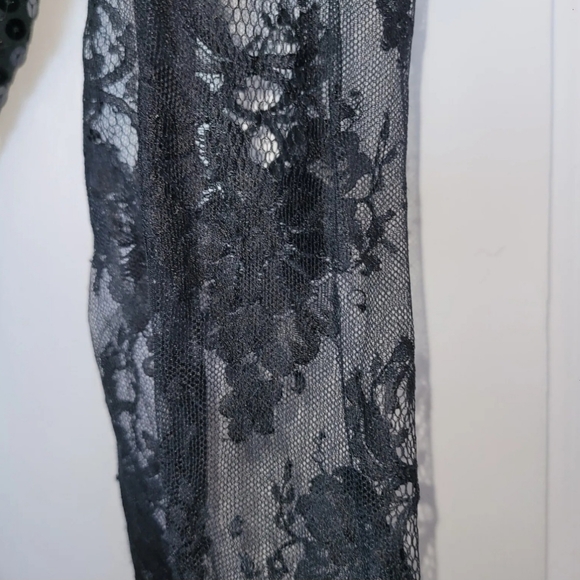 Vintage Sue Wong Sequin Dress Dark Academia Wednesday Adams Y2K Goth Vamp whimsy - Picture 5 of 8